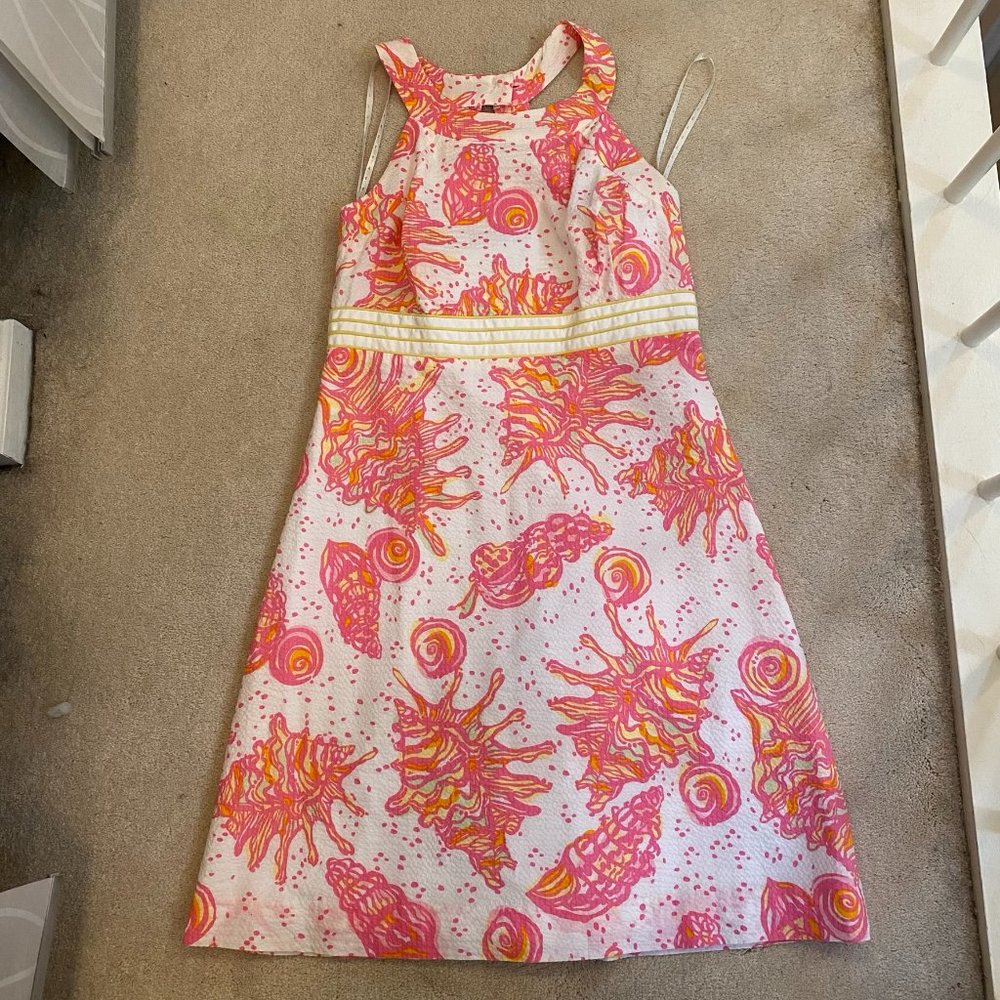 Lilly Pulitzer High Neck Seashell Dress